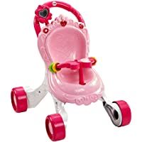 Fisher-Price CGN65 - Caminante musical de paseo para muñecas (no incluida)